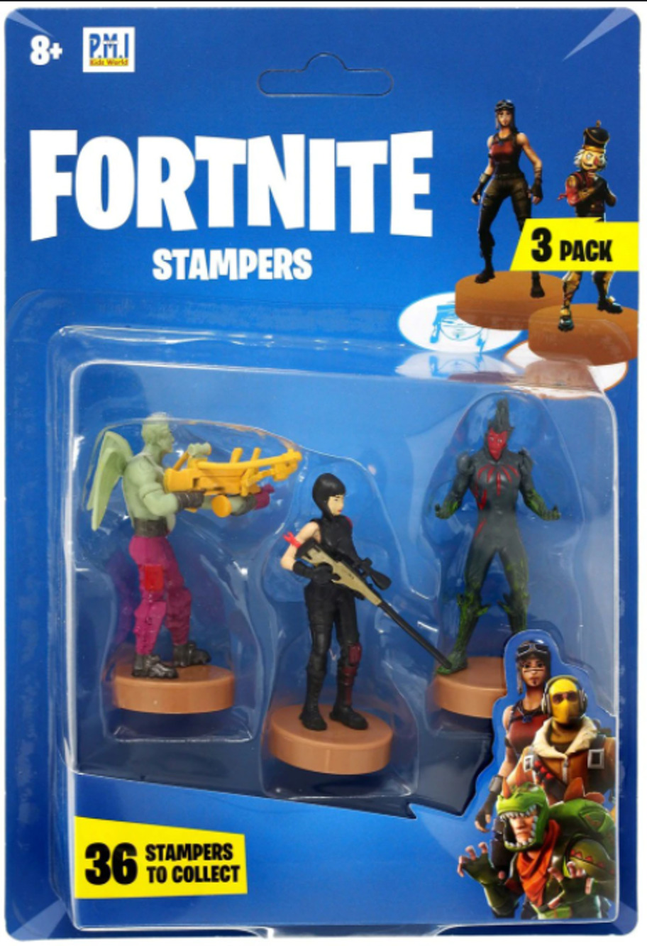 Fortnite Stampers Blister Pack of 3 - Character Stamps